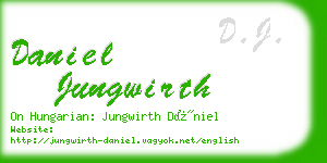 daniel jungwirth business card
